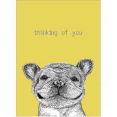 TREE FREE GREETING CARD WARM PUPPY WISHES